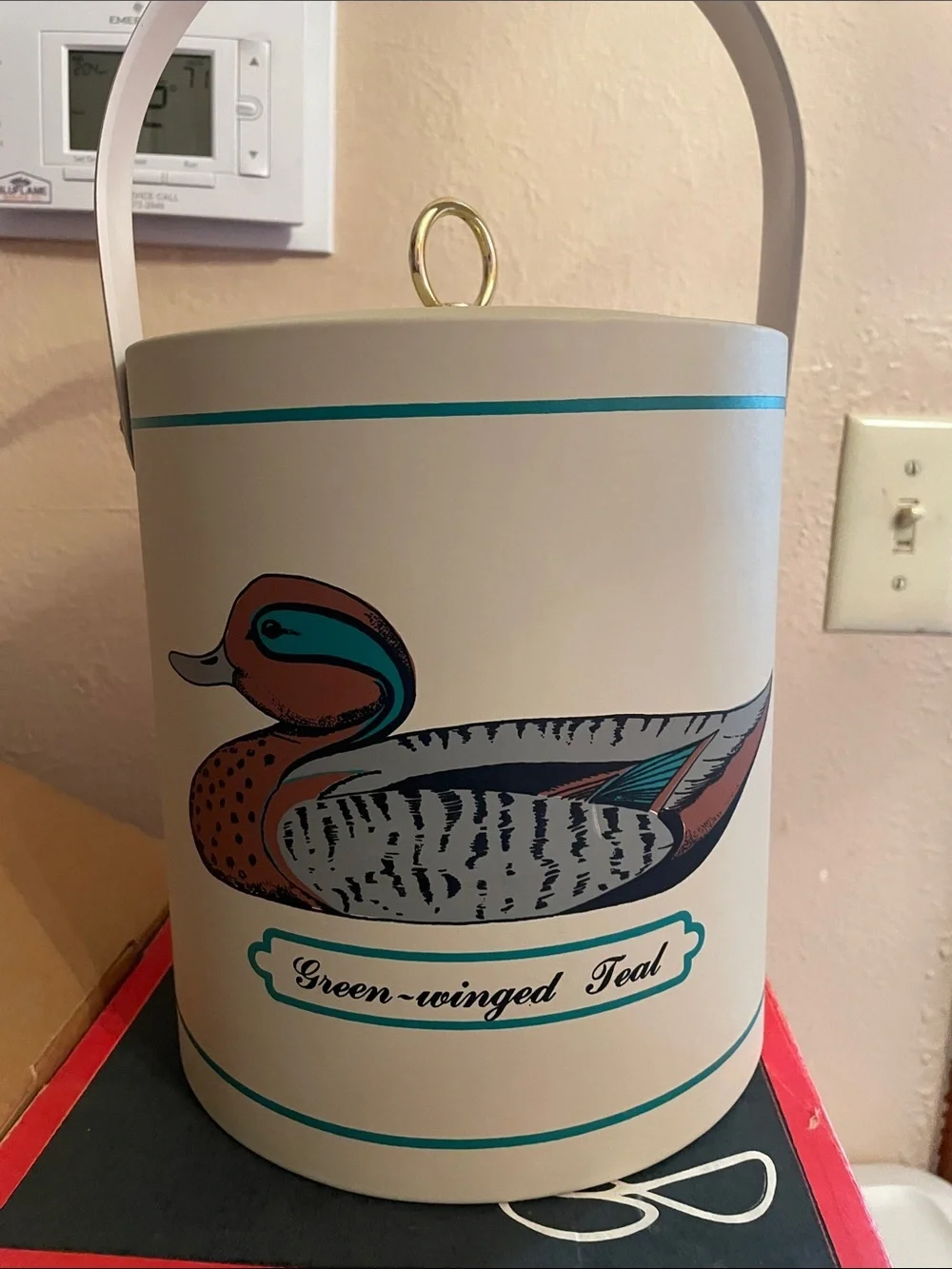 George Briard * Vintage Mallard Duck Ice Bucket - Mid Century Modern 70
